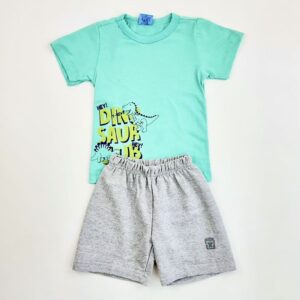 CONJUNTO MOLETOM MANGA DINOS - Imagem 3