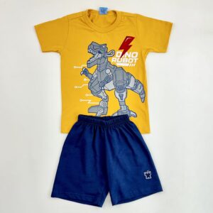 CONJUNTO MOLETOM MANGA DINO ROBOT - Imagem 4