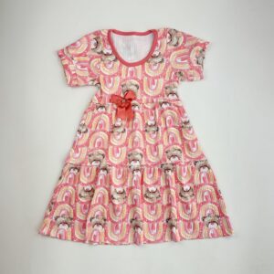 VESTIDO CANELADO MANGA