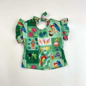 BLUSA MANGUINHA ESTAMPINHAS - Imagem 2