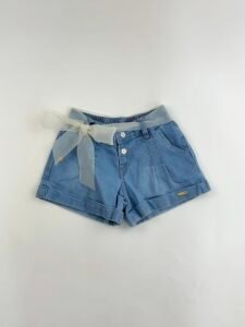 SHORT RAY BOTÃO FLORZINHAS