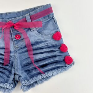 SHORT RAY TRES BOLINHAS ROSAS - Imagem 2