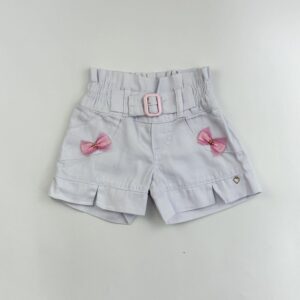 SHORT RAY BRANCO PREGA