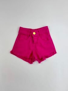 SHORT BOTAO AMARELO