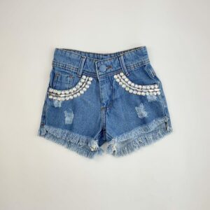 SHORT JEANS DOCE PEDRAS BOLSO - Imagem 1
