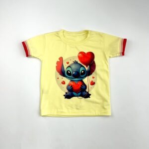T-SHIRT STITCH CORAÇÕES - Imagem 2