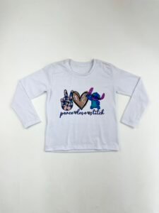 T-SHIRT STITCH CASAL FLORES
