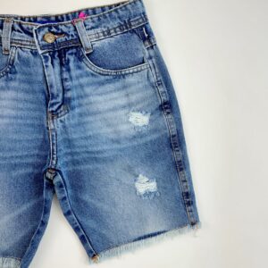 BERMUDA JEANS DESFIADA - Imagem 2