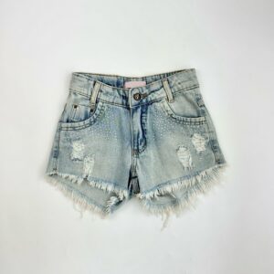 SHORT JEANS ZUN PEDRINHAS