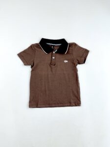 CAMISA POLO VISUAL MARROM