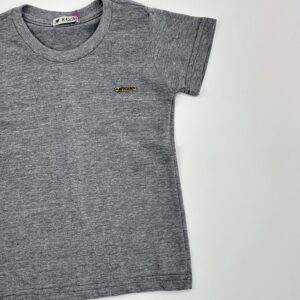 CAMISA  MASCULINA PLAQUINHA CINZA ESCURO - Imagem 2