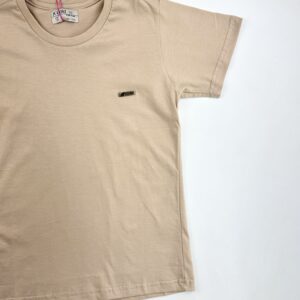 CAMISA MASCULINA PLAQUINHA BEGE CLARO - Imagem 3