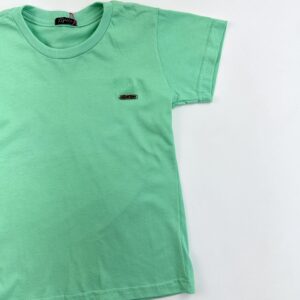 CAMISA MASCULINA PLAQUINHA VERDE CLARO - Imagem 2