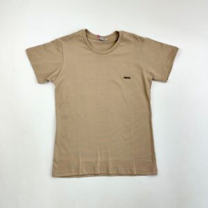 CAMISA MASCULINA PLAQUINHA BEGE