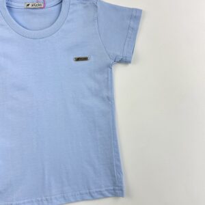 CAMISA MASCULINA PLAQUINHA AZUL BEBÊ - Imagem 2