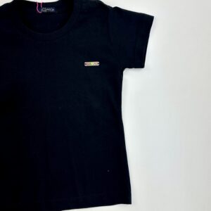 CAMISA MASCULINA PLAQUINHA  PRETA - Imagem 2