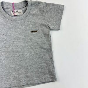 CAMISA MASCULINA PLAQUINHA CINZA - Imagem 2