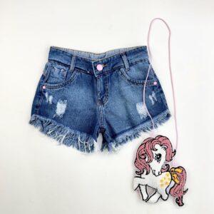 SHORT JEANS UNICÓRNIO - Imagem 2