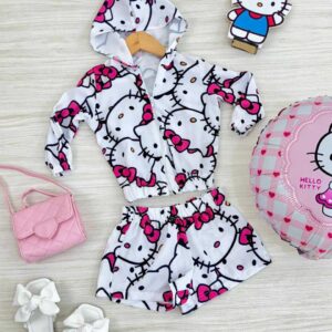 CONJ MARIAS SHORT/CAPUZ HELLO KITTY