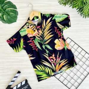 CAMISA BOTÃO FLORES BG - Imagem 1