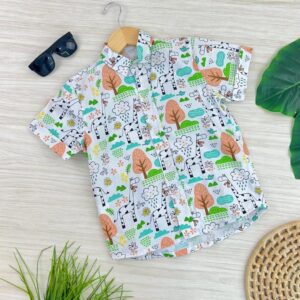 CAMISA BOTÃO GIRAFA