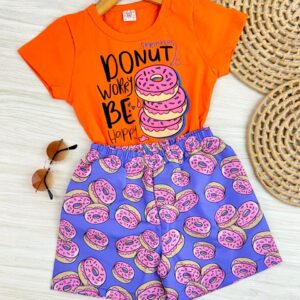 CONJUNTO SHORT TACTEL DONUT FEM - Imagem 2