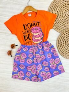CONJUNTO SHORT TACTEL DONUT FEM