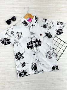 CAMISA BOTÃO FLOR