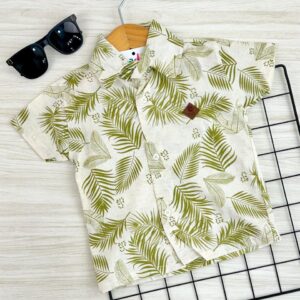CAMISA BOTÃO FOLHAS - Imagem 2